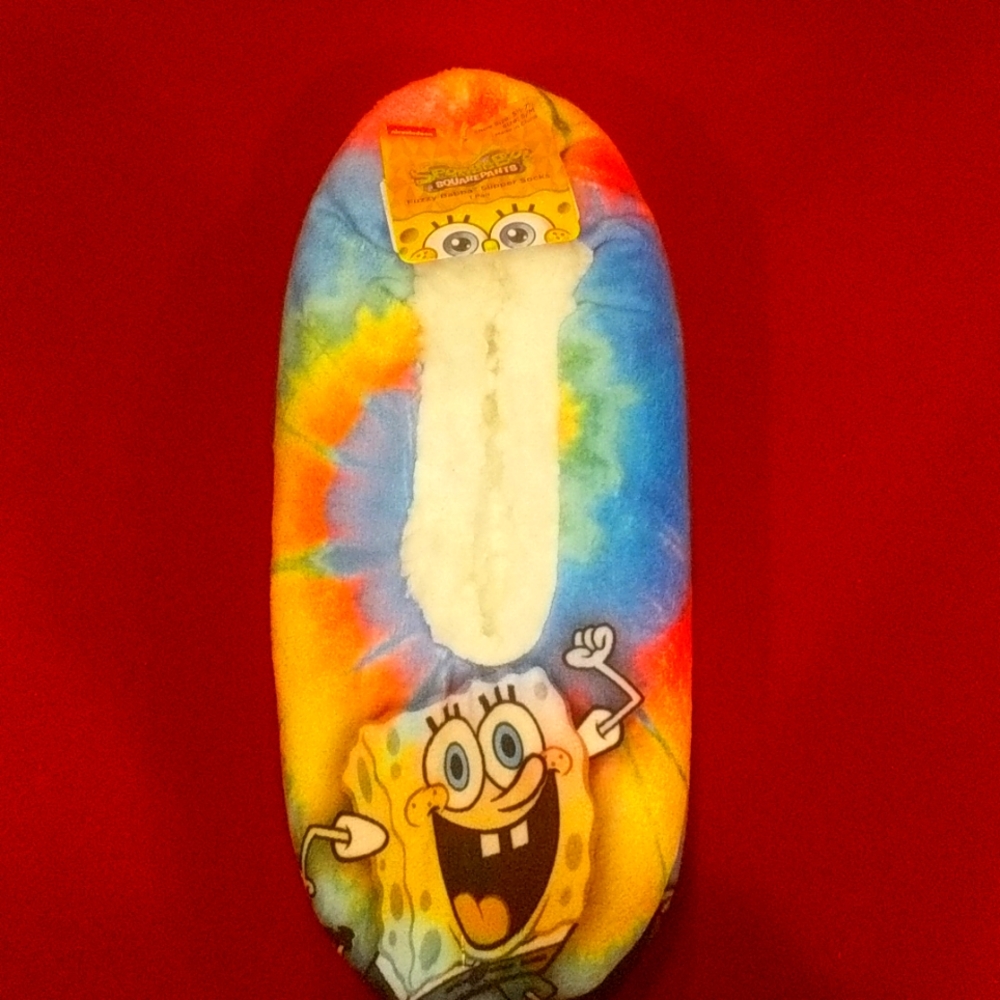 SpongeBob SquarePants Slipper Socks. S/M